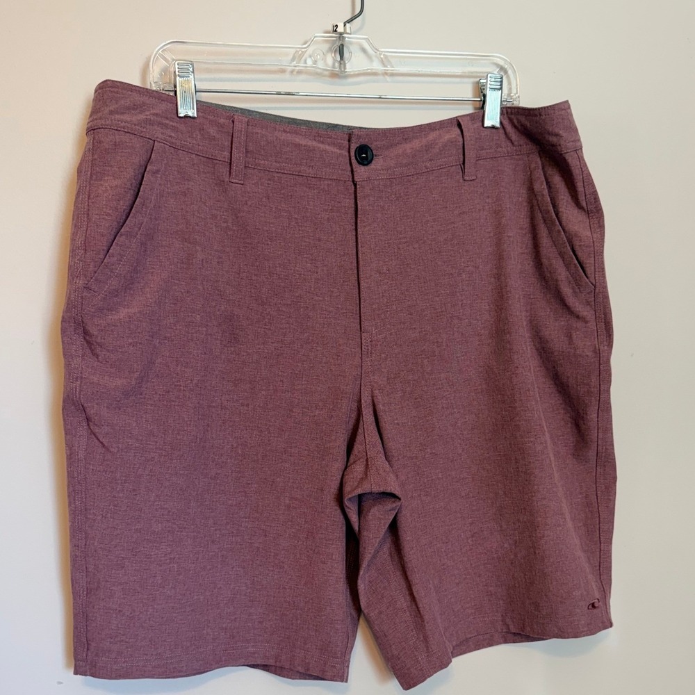 O'Neill Hybrid Shorts Mens 36 heather purple Excellent Stretch Quick Dry skate